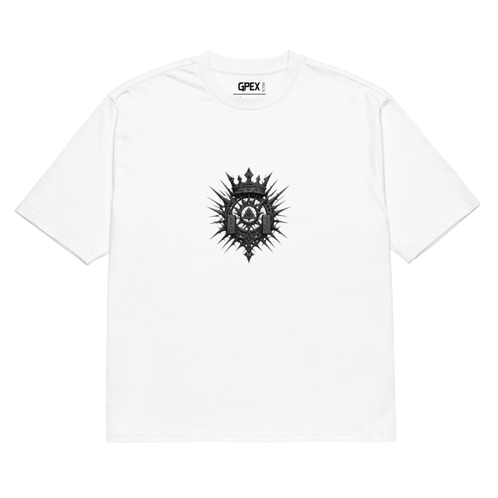 Crown of Disorder – Oversized Tee (White)