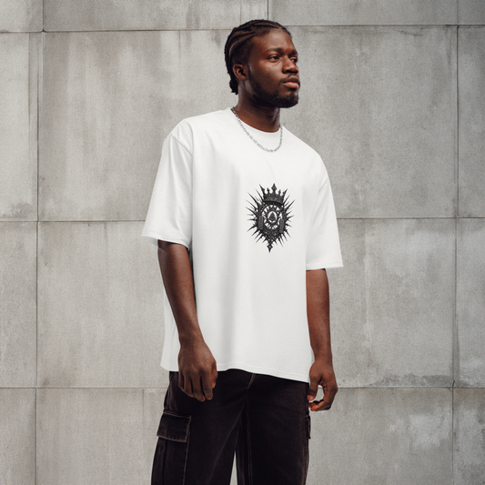 Crown of Disorder – Oversized Tee (White)