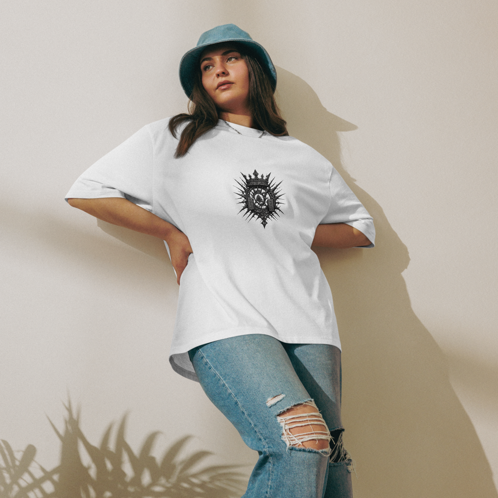 Crown of Disorder – Oversized Tee (White)